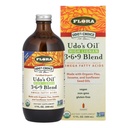 Flora - Udo 's Choice High- Lignan 369 Omega Oil Blend, Udo' s Oil Balanced 2: 1: 1 Poměr Omega Fatty Acids, Made with Organic Flax, Sezame & Sunflower Seed Oils, 17-oz. Skleněná lahvička