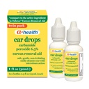 A + Zdraví Odstranění Earwax Kapky, Karbamid peroxid 6,5%, Made in USA, Twin Pack, 1 fl Ounce (Two 0.5 fl oz lahví)