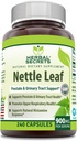 Bylinné tajemství Nettle Leaf 900 Mg Per Serving 240 Kapsle Dodatek - Podporuje močový trakt a prostata - Podporuje horní dýchací zdraví