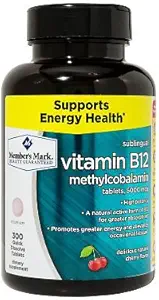 Členové Mark sublingvální vitamin B12 5000mcg (300 Počet) (3 balení)