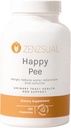 ZENZSUAL Happy Pee - Podpora močových cest s organickým brusinkovým a D- Mannose - Komplexní podpora bolesti močových cest pro ženy - 120 Kapsle