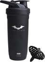 Smartshake DC COMICS Reforce Stainless Steel Shaker Bottle 900 ml OF 124; 30 oz - Leakproof Screw-on Lid - BPA Free - Unisex - Neizolovaný - Batman