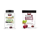 Force faktor Maca & Beet měkké Chews Bundle s 60 Maca Chews a 60 Beet Chews for Energy, Stamina and Heart Health