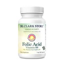 Doplněk Dr. Clark Folic Acid (vitamin B9) - 1mg, 100 želatinových kapslí, esenciální B vitamin pro denní zdraví