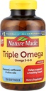 Triple Omega 3-6-9, 150 Softgels Value Size, Omega dodatek pro srdeční zdraví