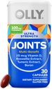 OLLY Ultra Joint Softgels, Bothelic Extract, Kurkuma, Vitamin D, Boron, 30 Day Supply - 30ct