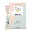 Winged Glow Up Collagen Powder 124; Lepší vlasy, kůže, hřebíky pro ženy 124; Tráva Fed Collagen Peptides W / Adaptogen Schisandra, Sněhová houba, Vitamin C & Biotin 124; Neochucené, Non Gmo, 15 Počet