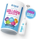 Ikigai Collagen s NAD + (30 Služeb) - Non- GMO, gluten- Free, Paleo, Kosher - No Flavor, Zahrnuje zdarma nápoj Mixer