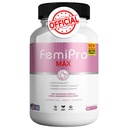 FemiPro MAX Dámské moč Supplement, 60 Kapsle, Extra Strength Brýle Control s Cranberry, Hibiscus, Pampeliška, Vegan, gluten zdarma (1)