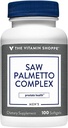 Saw Palmetto Complex 160mg - Doplněk pro zdraví prostaty, snadno polykat (100 Softgels) od The Vitamin Shoppe
