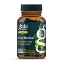 Gaia Herbs Gut Revival - Bylinný doplněk k podpoře Gut zdraví - Made with Astragalus, Gotu Kola, Jujube & More - Bez mléka, Soy & gluten - 60 Vegan Kapsle (60 Služeb)