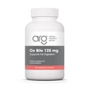 Alergie Výzkumná skupina Ox Bile 125 mg - Ox Bile doplňky pro žlučník, trávicí enzymy pro játra, Podpora příjmu tuku, pro muže a ženy, hypoalergenní vzorec - 180 Vegicaps
