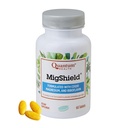 Kvantové zdraví MigShield doplněk hořčíku s Riboflavin & CoQ10 pomáhá podporovat správnou funkci mozku srdce & svalů Daily Nutritional Essentials pro ženy & Muži - 60 Tablety