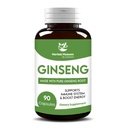 Herbal Heaven Natural Energy and Focus Ginseng Kapsle 90 Počet na Vitalitu a Wellness - 100% Bylinné Formule