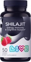 Shilajit Gummies pro muže a ženy 124; 10000mg Pure Himalayan Shilajit Gold with Fulvic Acid, 85 + Minerály & Ashwagandha 124; Energy Gummies pro ženy a muže 124; Natural Stamina, Focus & Vitality Support -50 Ct