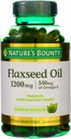 Nature 's Bounty Flaxseed Oil 1200 mg, 125 Rychlé uvolnění (balení po 3)