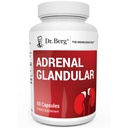 Dr. Berg Adrenal Glandular - Hormon Balance Formule, která podporuje zdravé funkce nadledvin - Adrenal Supplement - 60 Kapsle