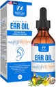 Organický ušní olej pro ušní infekci - Přírodní Earddrops for Earhache Prevention, Plavec 's Uar & Wax Removal - Děti, dospělí, Baby, & Dog Earhache Remedy - s Mullein, Česnek, Calendula Made in USA