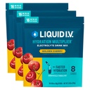 Liquid I.V. ® Hydration Multiplier - Golden Cherry CLANE124; Electrolyte Powder Drink Mix CLANE124; 3 balení (48 porcí)