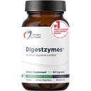 Designs for Health Digestzymes - Digestive Enzymes + Betaine Hydrochloride for Gas & Bloating Relief - Pepsin, Ox Bile, Lactase Enzyme & Lipase Enzymes for Digestion (60 Kapsle)