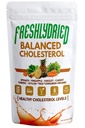 FreshlySured Balanced Cholesterol Powder - Podporuje zdravé hladiny cholesterolu - w / tumeric, Ceylon Pravá Skořice, Špenát, Petržel, Ananas - Vegan- Friendly - 17 Slunečnice - 6 Ounces