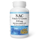 Přírodní faktory N- Acetyl- L- Cysteine 500 mg - Podporuje zdravé játra & Plíce - Antioxidant Supplement Podporuje imunitní systém zdraví - 90 Vegetariánské Kapsle (90 Služební)