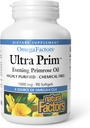 Přírodní faktory Ultra Prim Večerní Primrose Oil 1000mg, Přírodní zdroj Omega-6 GLA, 90 Softgels
