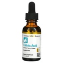 Kyselina folinová, bioaktivní forma folátu z vápníku, bez alkoholu, 1 fl oz (30 ml)