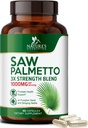 Saw Palmetto pro muže 1000MG - 3X Strength Prostate Health Supplement - Herbal Extract Supplementary - Prostate Supplementary for Men 's Health Supplementary, Prostate Nutriční & Hair Health Support - 60 Kapsle