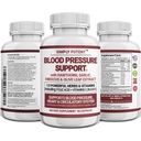 Krevní tlak Supplements - Zdravé srdce, Cholesterol, Kardio, Hypertenze, vysoký tlak - 13 Vitamíny & Byliny - Kyselina listová, Vitamíny C B6 & B12, Hawthorn Olive Leaf Česnek, 90 Kapsle