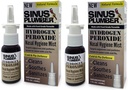 Sinus Plumber Hydrogen peroxid Nasal Spray 2 Pack - Neutralizuje vzduchové částice pro Nasal Hygiene a imunitní studenou obranu