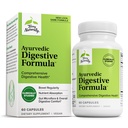 Terry Přirozeně Ayurvedic Digestivní Formule - Digestivní podpora pro regulaci - Podpora Bowel Health - Nutriční Absorpční Podpora - Podpora Gut Health & Gut Microflora - 60 Kapsle