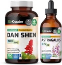 BIO KRAUTER Dan Shen 250 Kapsle & Astragalus tinktura 4 Fl. Oz.