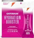 Gatorade Hydration Booster Electrolyte Drink Mix Powder Packets, Citrus Berry, Advanced Electrolyte Blend, No Add Colors, No Umělé sladkosti, Essential Vitamins A, C, B3, B5, B6, Makes 20 Fl Oz, (6 Pack)