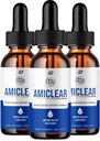 Amiclear kapky Zdravý vzorec - Dietní dodatek kapky - Extra síla amiclear kapalné kapky, Grape Seed, Amiclear kapky Recenze (3 Pack - 180 ML)