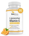 Liposomální vitamín C, Zdravý imunitní systém, Podporuje srdeční zdraví, zvýšená hladina energie, antioxidační vlastnosti, 1400mg per Servings, 180 Kapsle