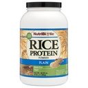 Nutritional Biotic Plain Rice Protein, 3 Lb (1.36kg) Yellow 124; Low Carb, Vegan & Raw Protein Powder Yellow 124; Grown and processed Without Chemicals, Gluten or GMO Yellow 124; Keto Friendly & Easy to Digest
