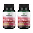 Swanson Resveratrol - Vyšší potence 250 mg 30 Caps (2 balení)