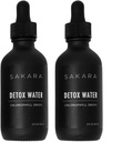 SAKARA Detox Vodní kapky, 60 Doručování - Chlorofyl kapalné kapky, Chlorofyl voda pro lymfatické odvodnění, Tělo Detox nápoj, Natural Energy Support, Tekutý chlorofyl kapky dodatek, Vitaminy