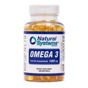 Omega 3 1000mg Fish Oil 100 Koncentrované tanggely od Natural Systems - Omega 3 Doplňky - Kapsle pro denní dietu - EPA - DHA - Perfektní pro podporu srdce, očí, mozku a kloubů *
