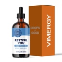 Viméries Melatonin 5 mg - Přírodní spánková pomůcka - Pomáhá vám spát rychleji a zůstat déle - Non- GMO, gluten- Free, Kosher, Soy- Free, Vegan, Paleo (115 ml)