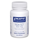 Čisté enkapsulace NSK- SD - 100 mg Nattokinázy - pro normální cirkulaci krve - podporuje fibrinolytickou aktivitu * - Gluten Free & Non- GMO - 120 Kapsle