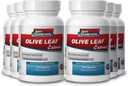 Sportovní doplňky Olive Leaf Extract Výkonný antioxidant, imunitní systém zdraví 500mg (6 lahví, 360 kapslí)