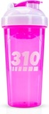 310 Nutriční protein třepačka láhev - odolný mixér láhev třepačka pro stravu náhražky proteinové pudry, Lemonade Mix, a Pre Workout - BPA-Free & Myčka nádobí Safe Mixer Cup - růžová