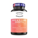 Thomas 'all- natural Remedies Myo Inositol dodatek & D- Chiro Inositol Blend dodatek s folátem a vitamínem D3, 40 až 1 poměr, Non- GMO, No Fillers, CoQ10, 90 Vegan Kapsle
