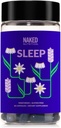 Nahý spánek - GABA L Theanine Natural Sleep Aid - Lemon Balm, Levandule a Melatonin pro lepší relaxaci a kvalitu spánku - Bezlepkové a vegetariánské - 30 Kapsle