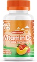 Lékař je nejlepší Doc děti Vitamin D3 Gummies 1000iu, podporuje zdravé kosti a zuby, imunitní zdraví, vápník absorpce, 60 Počet