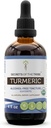 Kurkuma USDA organické tinktury 124; Alkohol- Free Extract, high- potency Bylinné kapky, Zdravé klouby 124; Vyrobeno ze 100% Certified Organic Turmeric (Curcuma Longa) Sured Root 4 OZ