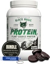 Celosvětová Nutriční pouzdro kompatibilní s Black Magic Multi- Source Protein Powder - Veganské cookies a krém 124; High Protein Powder, Low Carb, Low Sugar Creditor 124; Syrovátka, vejce & Casein Blend - 2 LB s Keychain