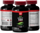 Nejlepší naturals Anti Gray Hair - Anti Gray Hair for Men and Women - Get Your Style Back - Zastaví šedé vlasy změna - kataláza pro šedé vlasy - Anti Gray Hair Supplement - Podpora vlasů Vitamíny 1Bot 60Caps